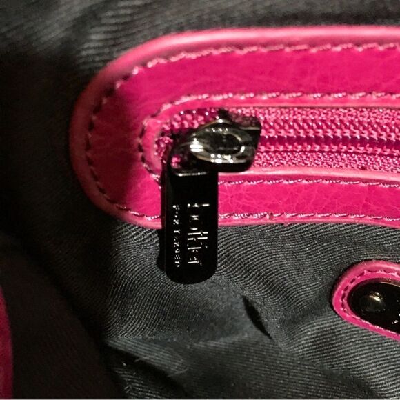 BOTKIER GORGEOUS STUDDED GUN METAL PLUM PURPLE CLUTCH BAG - Picture 9 of 10